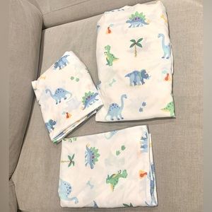 Olive Kids Dinosaur Land 3-Piece Toddler Bedding Set